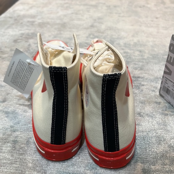 Converse Chuck Taylor 70 HI Pristine/Red/Egret - Picture 3 of 4